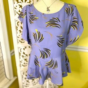 NWT Loft print top Sz Medium petite